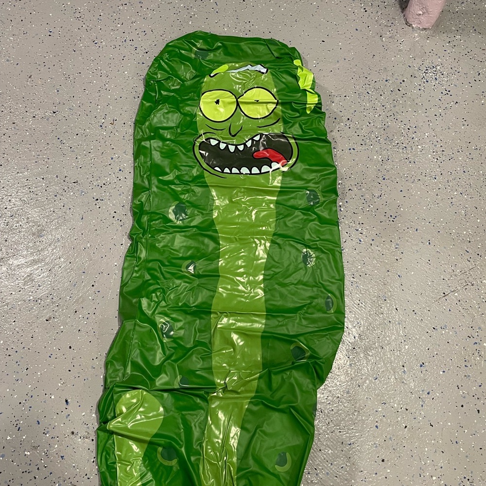 Pickle Rick inflatable